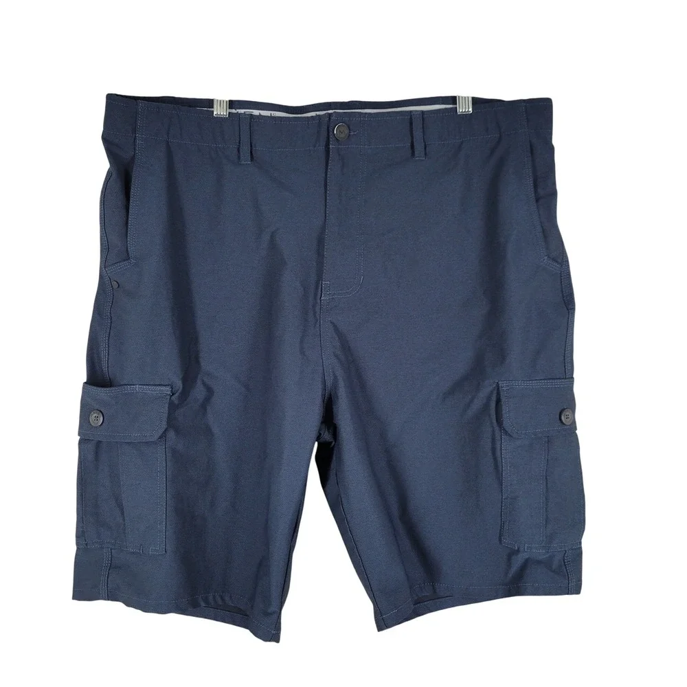 Maven Co-Op Cargo Shorts Mens‎ 42 Navy Blue Performance Golf Athletic MV00091M